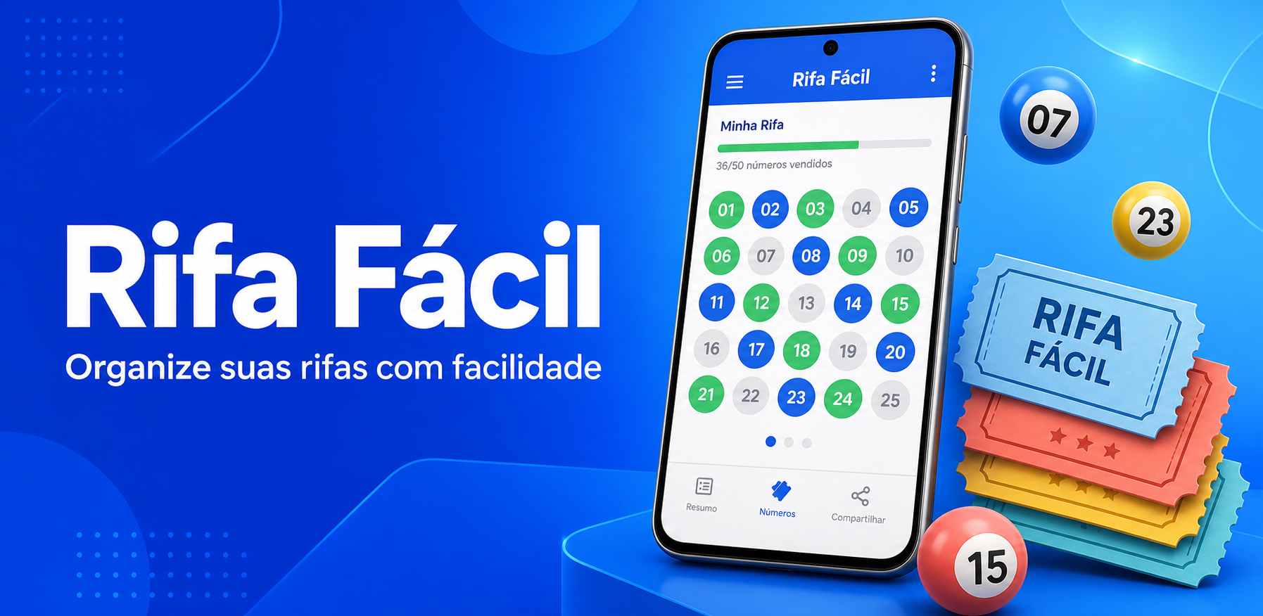 Banner Rifa Fácil